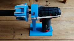 Fishing Rod Building Drill Adapter 3D Printer Model