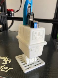 Gonk Droid USB & SD Holder 3D Printer Model