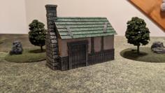 Wood And Stucco House 3D Printer Model