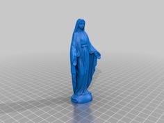 Mother Mary Statue – 3D Scan 3D Printer Model