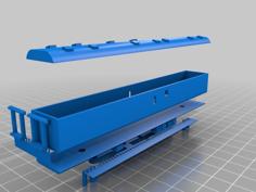 N Scale South African Blue Train Baggage Car 3D Printer Model