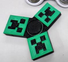 Minecraft Creeper Spinner 3D Printer Model