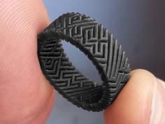 “Hatch Flow” Ring 3D Printer Model