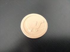 Shopping Trolley Token 3D Printer Model