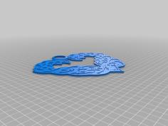 Celtic Heart Medal 3D Printer Model