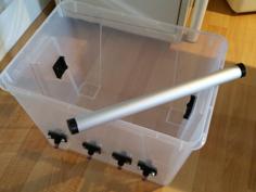 IKEA SAMLA Filament Dry Box With Aluminum Tube 25mm 3D Printer Model