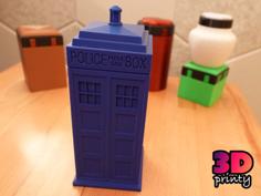 TARDIS Twist Lock Trick Box 3D Printer Model