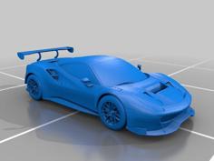 Ferrari 488 Race Car 3D Printer Model