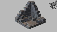 Cut-Stone Ruined Floors 3D Printer Model