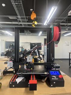 Compact Filament Side Mount 3D Printer Model