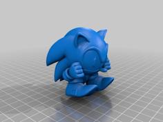 Sonic The Hedgehog Spin-dash 3D Printer Model