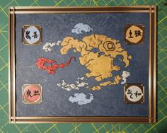 Avatar: The Last Airbender Topographic Map 3D Printer Model