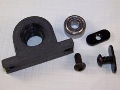 Bearing Mount (Pillow Block) Ver 2 3D Printer Model