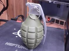 Simple 2 Piece MK1 Hand Grenade Gernade 3D Printer Model