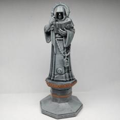 Pedestal For Gothic Hooded Statue 3D Printer Model