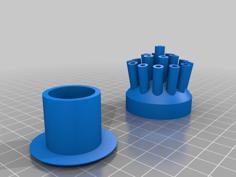 Fountain Nozzle With 19 Streams 3D Printer Model