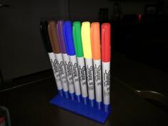 Sharpie Marker Holder 3D Printer Model