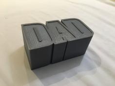 Dad Box – Happy Fathers Day 3D Printer Model