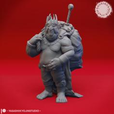 Grinkle The Goblin King – Tabletop Miniature 3D Printer Model