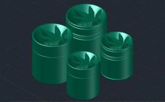 Weed Pots 3D Printer Model