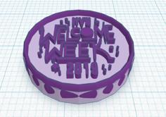 NYU Welcome Week Coin 2019 3D Printer Model