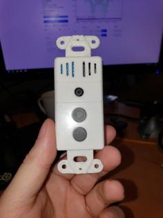 ESP32 Cam / Wall Switch / 2 Buttons / Sensor DHT11 / Hassio 3D Printer Model