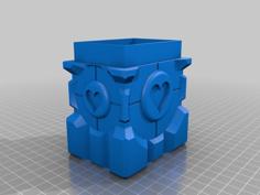 Companion Cube Single Deck Box 3D Printer Model