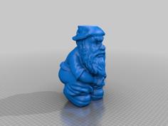 Poopin Gnome 3D Printer Model