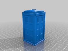 Thin Wall TARDIS With Lights And Sound 3D Printer Model