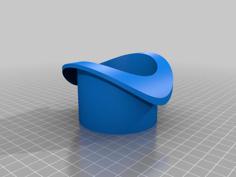 Parameterized NFT Garden PVC Pipe Cap 3D Printer Model