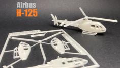 Airbus H-125 Kit Card 3D Printer Model