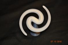 Barred Spiral Galaxy 3D Printer Model