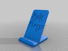 Phone Stand Pink Floyd The Wall 3D Printer Model