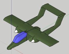 North American Rockwell OV-10 Bronco 3D Printer Model