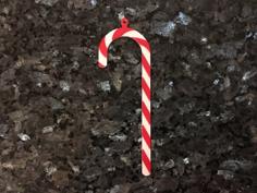 Candy Cane Ornament 3D Printer Model