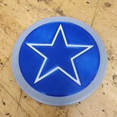 Dallas Cowboy Coaster 4 Piece 3D Printer Model