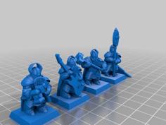 Dwarf Hammer Warrior 3D Printer Model