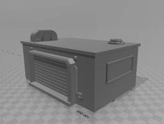 Sci-fi-ish Garage 3D Printer Model