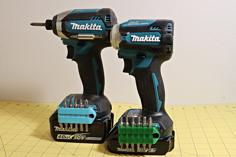 Compact Bits Holder For Makita LXT (Magnetic, Customizable) 3D Printer Model