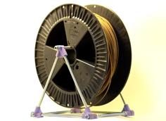 Filament Spool Holder With M8 Thread Bars 3D Printer Model