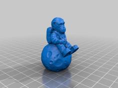 Monkey Astronaut 3D Printer Model