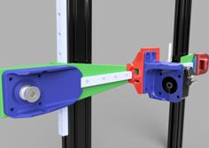 X And Z MGN12 Linear Rail Conversion For 2020 Frame Cartesian Printers (cr-10 / Tevo Tornado) 3D Printer Model