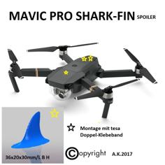 MAVIC PRO SHARK-FIN Spoiler 3D Printer Model