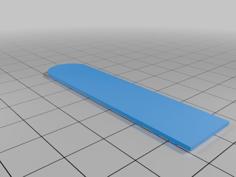 Cribbage Board Back Cover 3D Printer Model