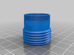 Python Aquarium Hose Adapter 3D Printer Model