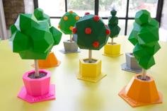 Low Poly Tree Sculptures 3D Printer Model