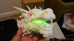 Dragon Head – With Glowing Eyes And Mouth 3D Printer Model