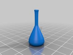 Volumetric Flask 3D Printer Model