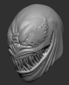 Venom Mask 3D Printer Model