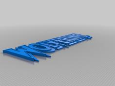 Wolverine Logo 3D Printer Model